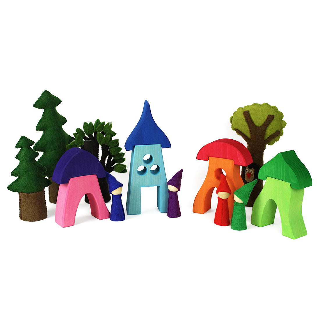 Colourful Dwarf Houses
