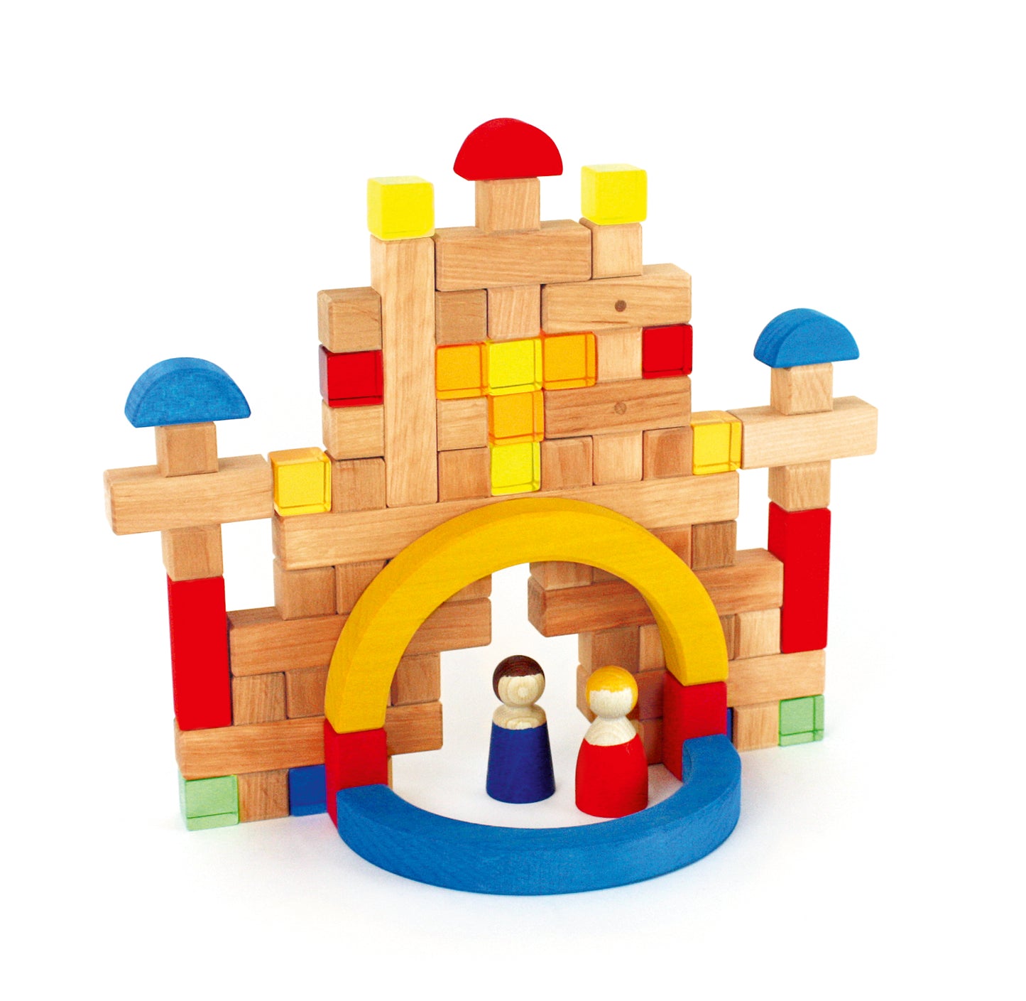 Plus Building Blocks In Wooden Box
