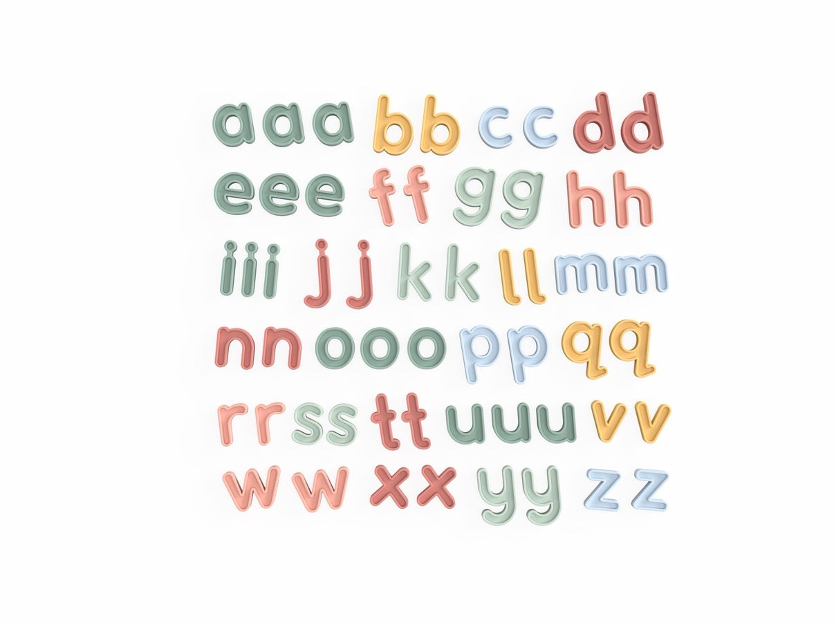 57 Lowercase Letter Set for Spelling