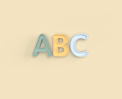 26 Uppercase Letter Alphabet Set